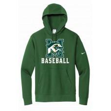 Montville Mustangs Baseball Nike Hooded Sweatshirt